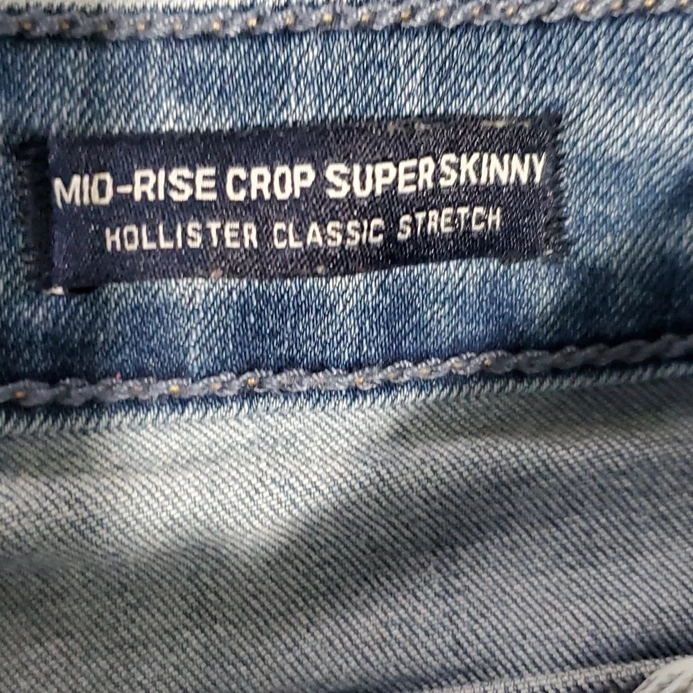 Hollister Mid - Rise Crop Super skinny Classic stretch denim women's siz… - Picture 5 of 5